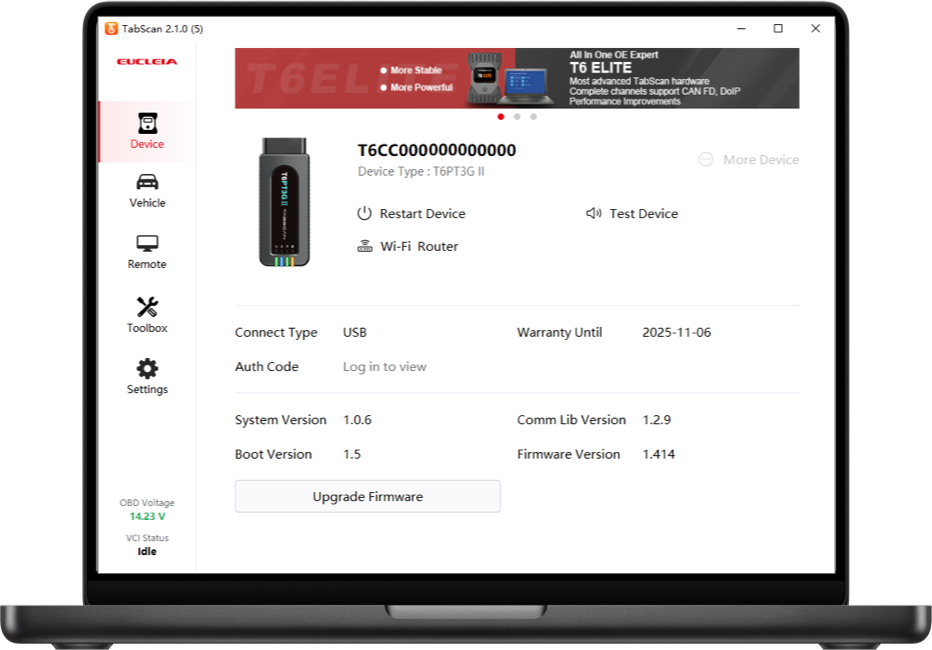 TabScan PC Software